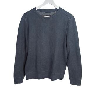 Prana Sweatshirt Men's Blue Cardiff Fleece Crewneck Pullover 1967671 W1331 Sz M